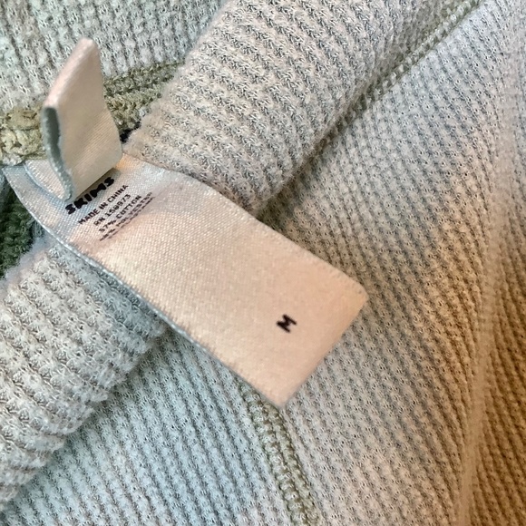 SKIMS Waffle Leggings Mineral Green Lounge Pants Size Medium - Picture 6 of 7